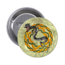 Chinese Dragon Buttons