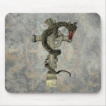 Chinese Dragon & Celtic Cross Mousepad