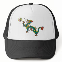 Chinese dragon trucker hat