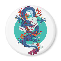 Chinese Dragon Fridge Magnet
