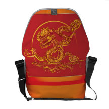 Chinese dragon commuter bags