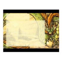 Chinese dragon postcards