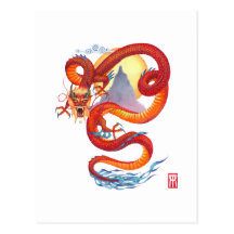 Chinese Dragon Postcard