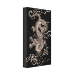 Chinese Dragon Stretched Canvas Print