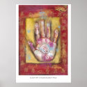 Chinese Energy Hand posters