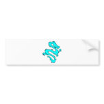Chinese Enter The Dragon Kung Fu Symbol bumper stickers
