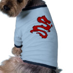 Chinese Enter The Dragon Kung Fu Symbol pet clothing