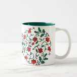 chinese floral mug