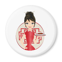 Chinese girl magnets