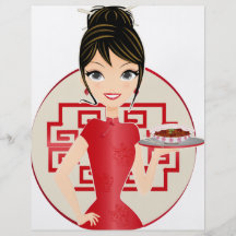 Chinese girl personalized flyer