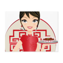 Chinese girl postcards