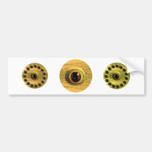 Chinese GoodLuck Charm : Dragon Eye Bumper Stickers