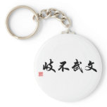 Chinese / Japanese Traditional Calligraphy Tag keychains