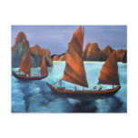 Chinese Junk postcards