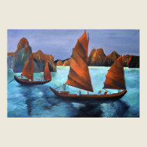 Chinese Junk posters