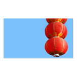 Chinese Lanterns in Red and Gold business cards