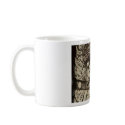 Chinese Lion Statue Guarding Buddhist Temple mugs
