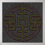 Chinese Longevity Symbol Poster