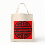 Chinese Longevity Symbol Tote Bag