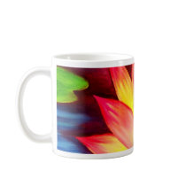 Chinese Lotus Water Lily Flower Art - Multi Mug