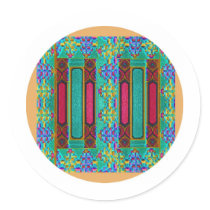 Chinese Lucky Double Door Design