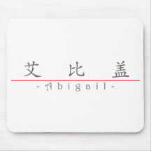 Chinese name for Abigail 20000_1.pdf Mousepad