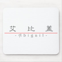 Chinese name for Abigail 20000_2.pdf Mousepads