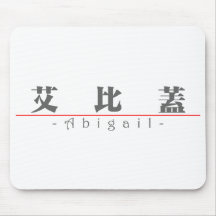 Chinese name for Abigail 20000_3.pdf Mouse Pad