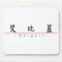 Chinese name for Abigail 20000_4.pdf Mouse Pads