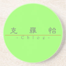 Chinese name for Chloe 20063_2.pdf Beverage Coasters