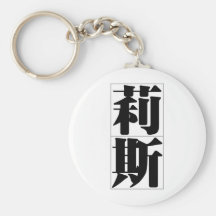 Chinese name for Liz 20212_3.pdf Keychain