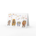 Chinese New Year Cartoon Ox cards