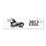 Chinese New Year Dragon 2012 bumper stickers