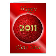 Chinese New Year Happy New Year 2011 rabbit Greeting Card