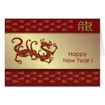 Chinese New Year of the Dragon Greeting Card