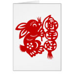 Chinese New Year of The Rabbit Greeting Cards