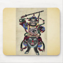 Chinese New Years print Ukiyoe Mousepads