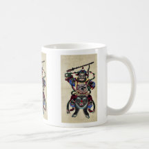 Chinese New Years print Ukiyoe Mugs