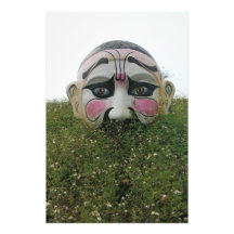 Chinese opera mask, Chiayi, Taiwan Art Photo