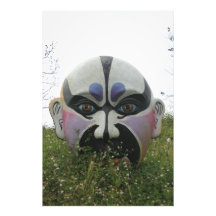 Chinese opera mask, Chiayi, Taiwan Art Photo