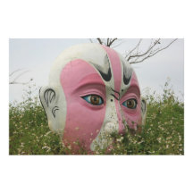 Chinese opera mask, Chiayi, Taiwan Photo Art