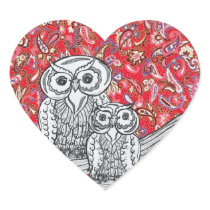 Chinese Paper Owls 1 stickers