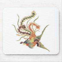 Chinese Phoenix - Fenghuang  Mythological Birds Ar Mousemats