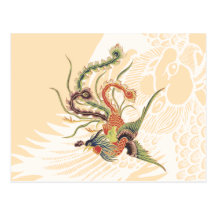 Chinese Phoenix - Fenghuang  Mythological Birds Ar Postcards