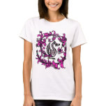 chinese phoenix pink t-shirts