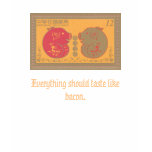 Chinese Pig Stamp, Everything should taste like... t-shirts