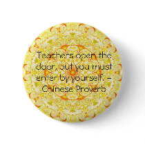 Chinese Proverb Pinback Button