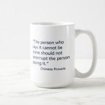 Chinese Proverb Mug