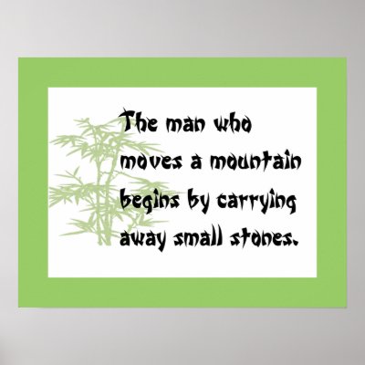 Chinese proverb poster by slamdunksapparel