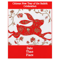 Chinese Rabbit Astrology Flyer